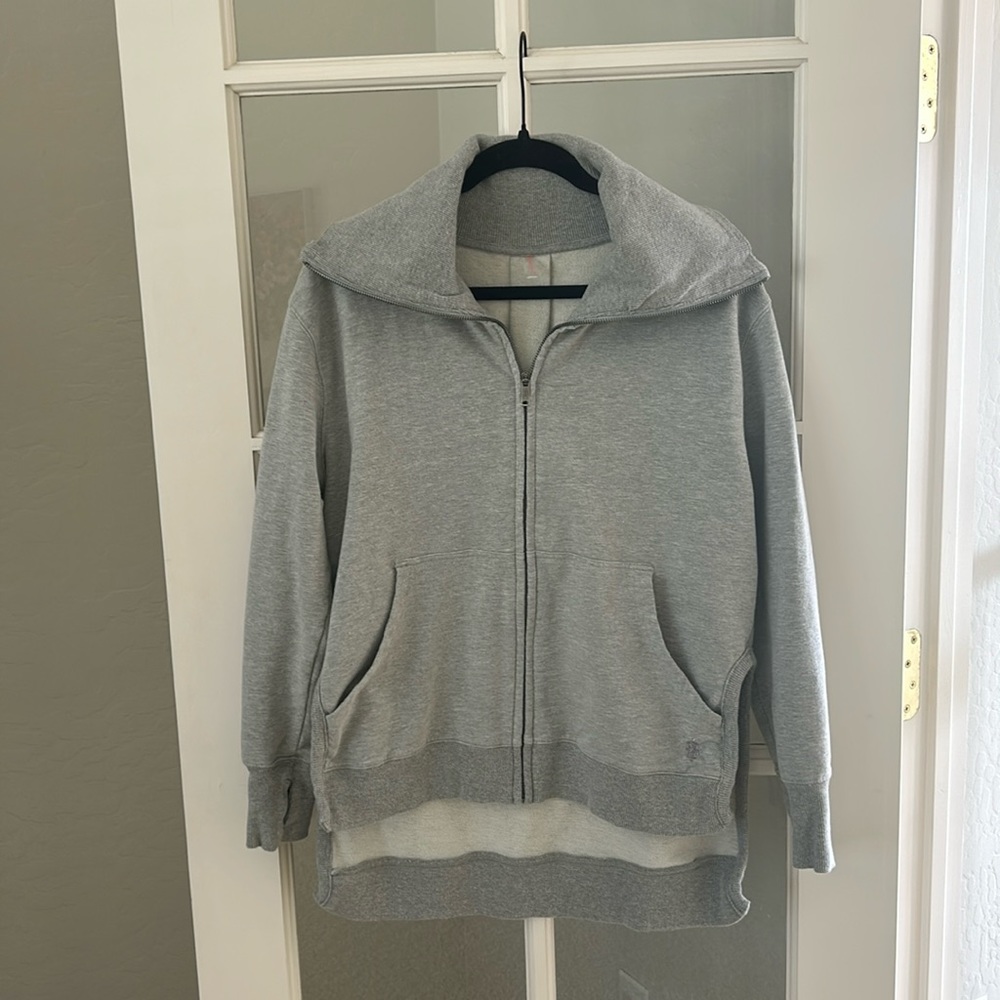 FP MOVEMENT BY FREE PEOPLE Baseline Zip-up in Grey